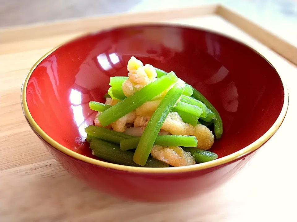 みずと薄揚げのさっと煮|古尾谷りかこさん