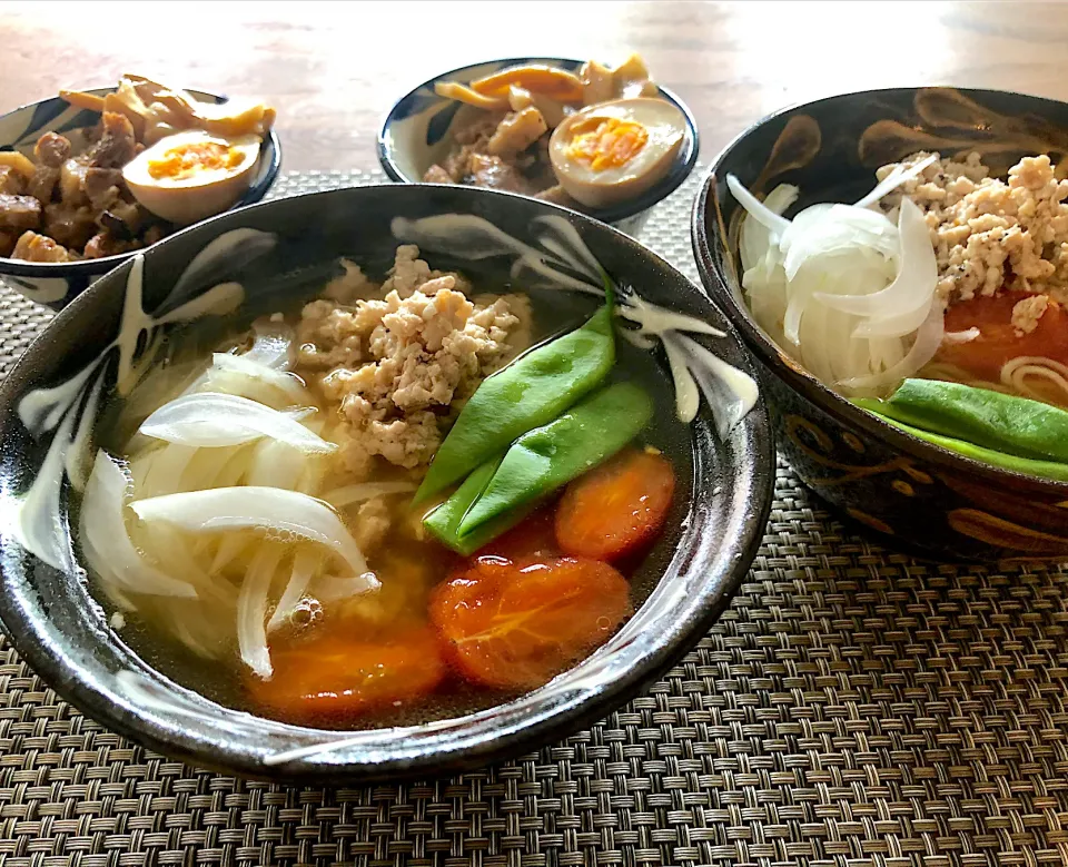 鶏トマトラーメン🐓🍅&魯肉飯🐷|saoricocoさん