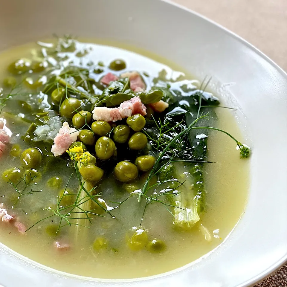 🌿GREEN🌿①. 🥬翡翠スープ|ゆきぽん@ゆきの家飲み料理さん