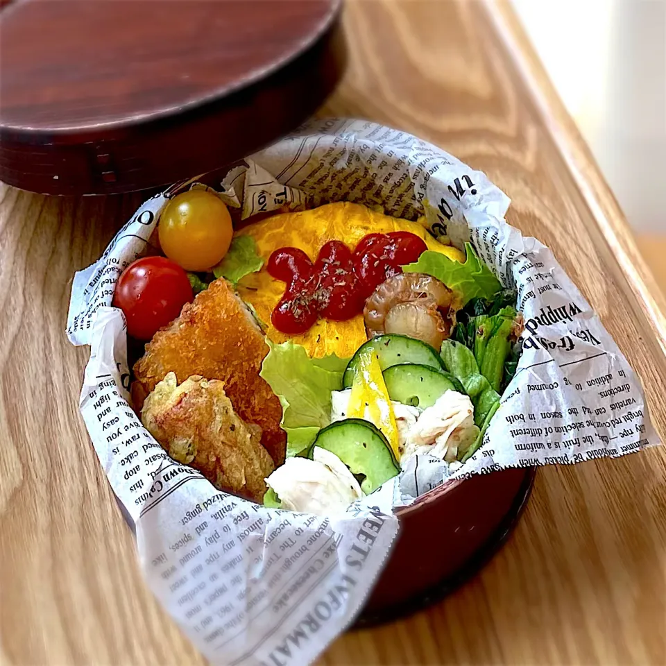 令和3年6月14日(月) オムライス弁当🥚🍳🍴⑅*॰ॱ|みかりんさん