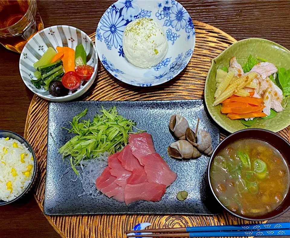 晩ご飯　お刺身定食|minaさん