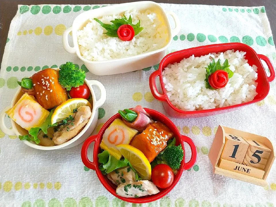 🍱今日の息子達のお弁当|tomoさん