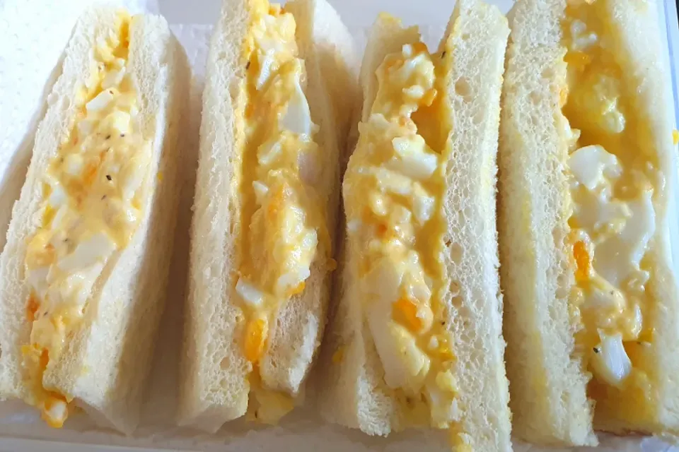 Good Morning egg mayo sandwiches to start the day 😋😘Have a great day 🙏💕|🌷lynnlicious🌷さん