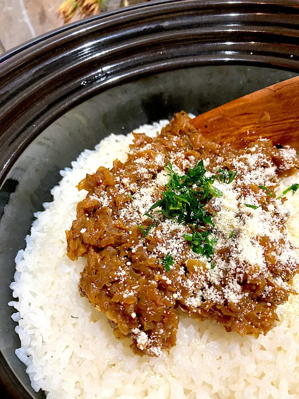 土鍋飯〜オニオングラタン〜|坂遥さん