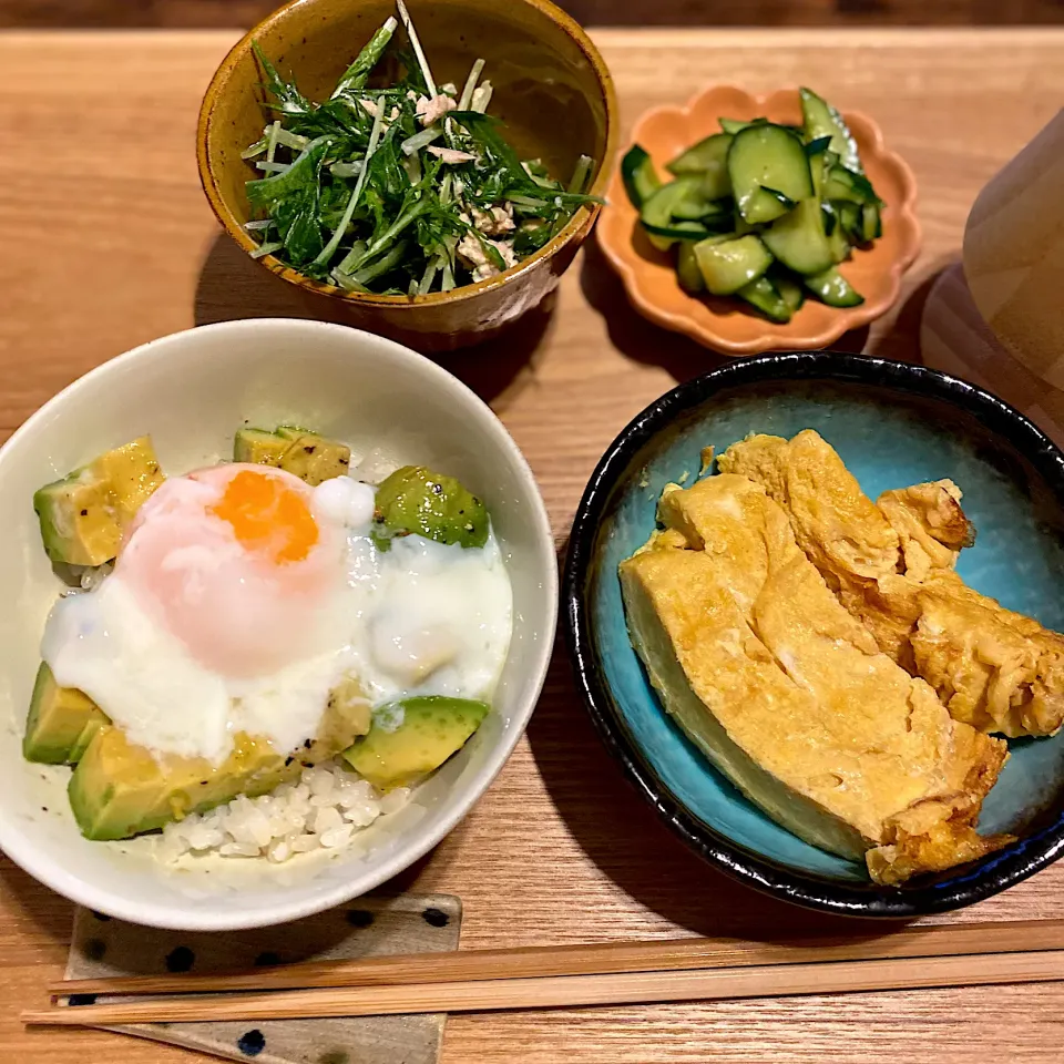 Snapdishの料理写真:アボカドの漬け丼|なつこさん