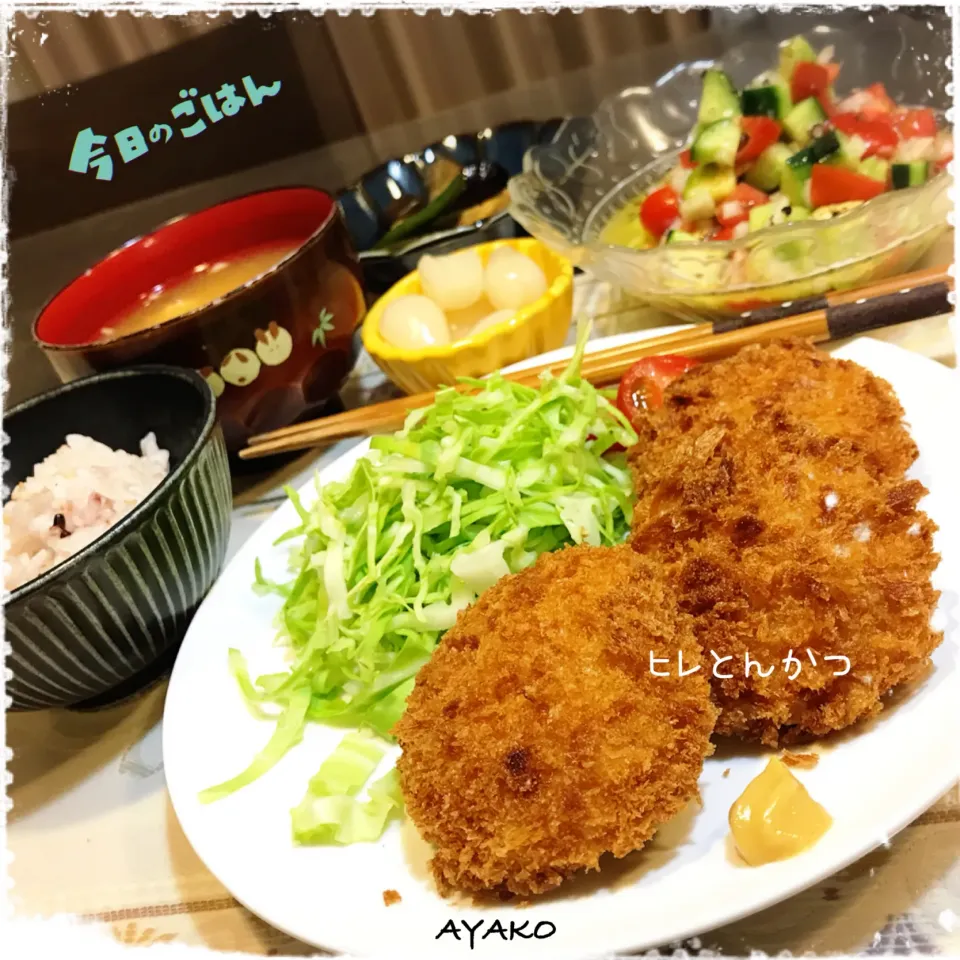 Snapdishの料理写真:ヒレとんかつ|亜矢子さん