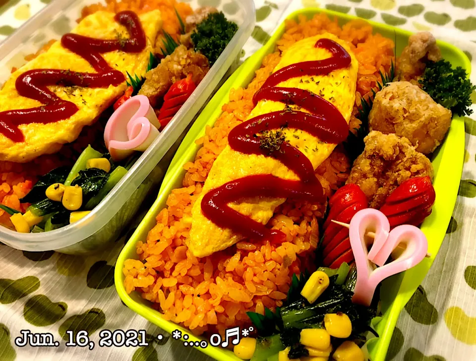 Snapdishの料理写真:2021/06/16お弁当〜♡|いく❤️さん