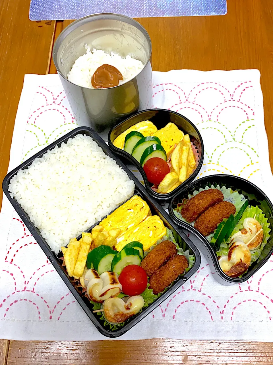 Snapdishの料理写真:6月15日水曜日チーズ竹輪弁当|アッキーさん