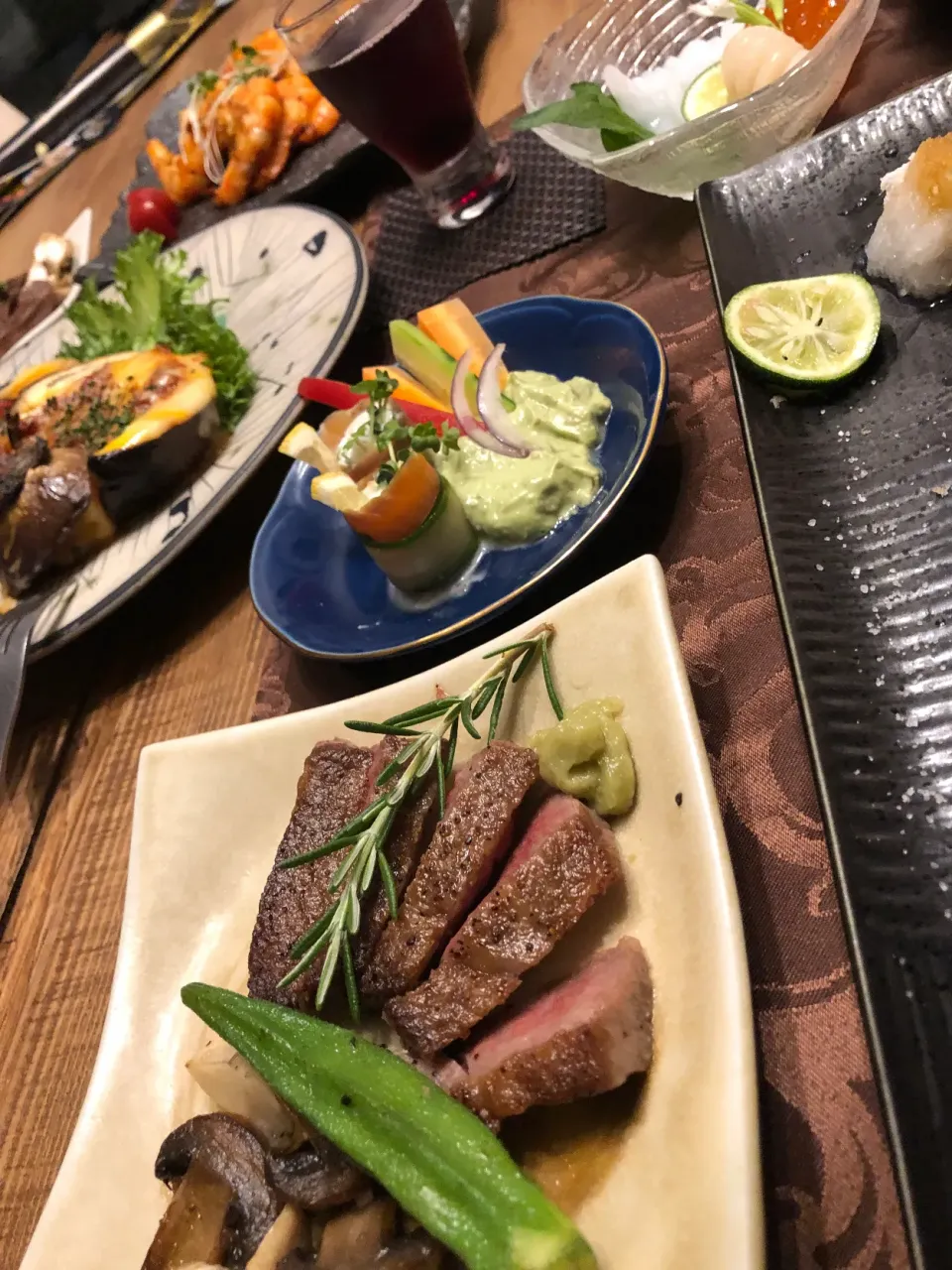 Snapdishの料理写真:娘の♡happybirthday♡Dinner✰|Mika  Funatsuさん