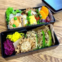 ピーマンモッチリご飯詰め弁当|ユウリままさん