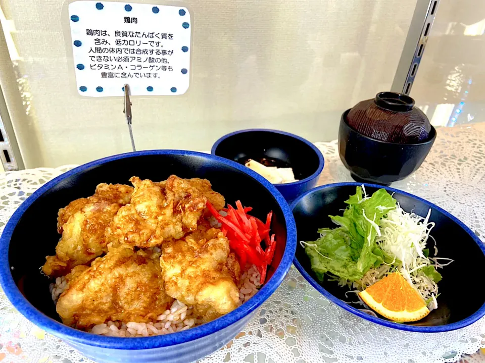 鶏天丼セット|nyama1さん