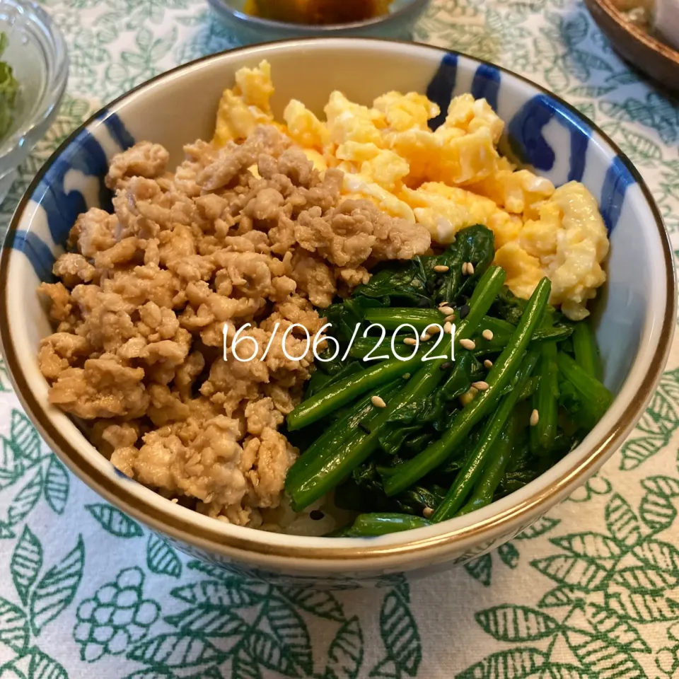 三色丼|友さん