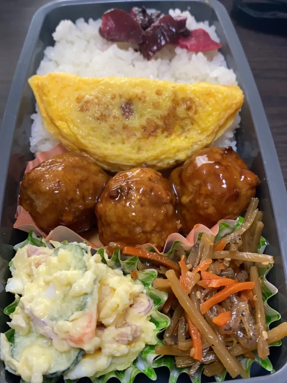 今日の惣菜冷食弁当|じい様さん