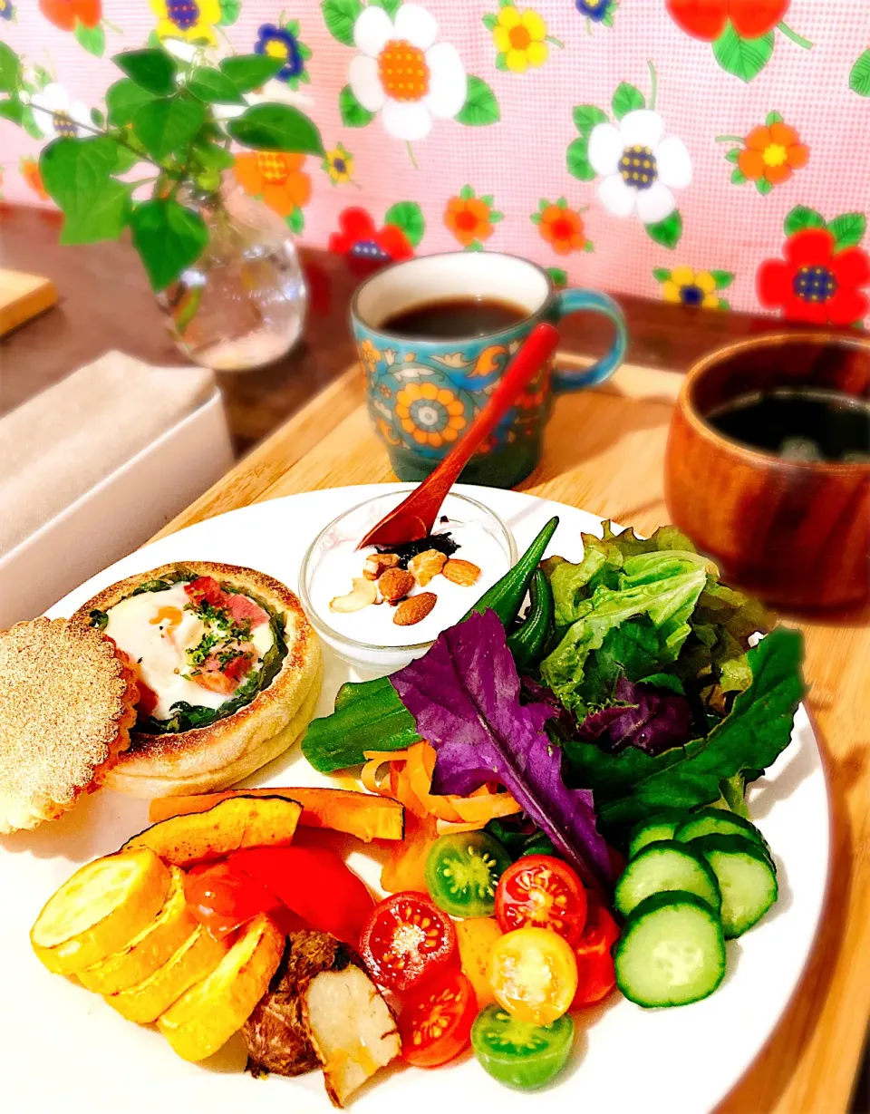 Snapdishの料理写真:🍀今日の朝ごはん🍀|ちゃんノンさん