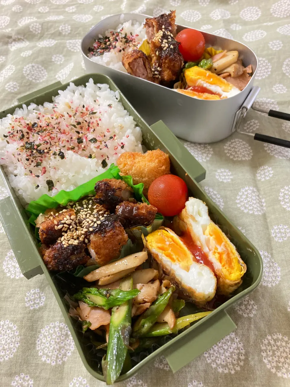 Snapdishの料理写真:トンカツ弁当|SaDaさん