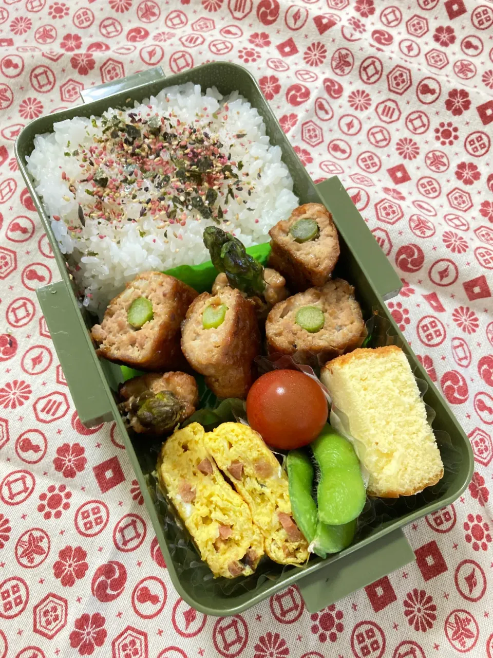 アスパラつくね弁当|SaDaさん