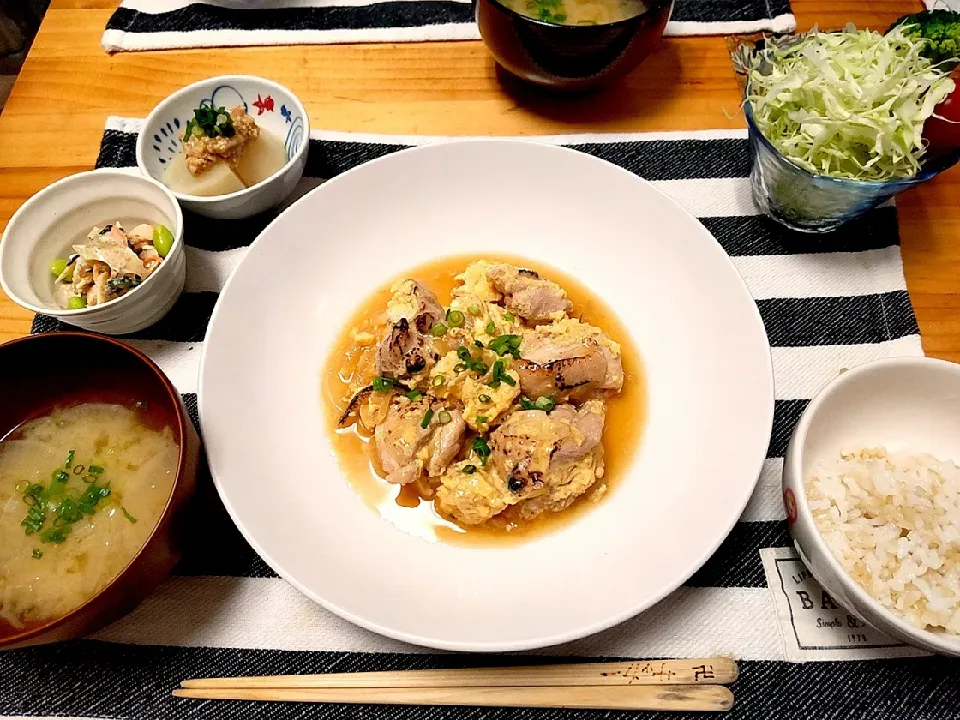 今日の夜ごはん　親子丼の頭|ペコちゃんさん