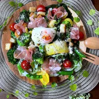 Snapdishの料理写真:由美さんの料理 焼きロメインレタスのシーザーサラダ🥗