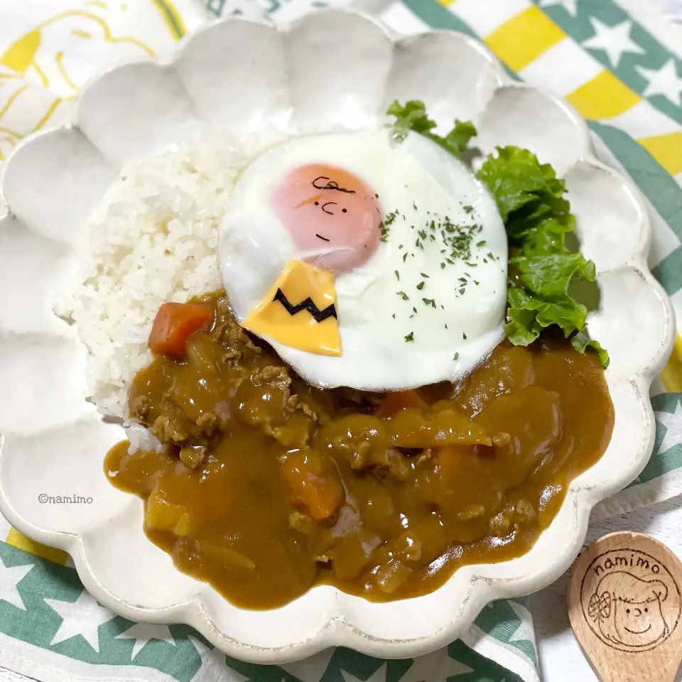 目玉焼きカレー|namimoさん