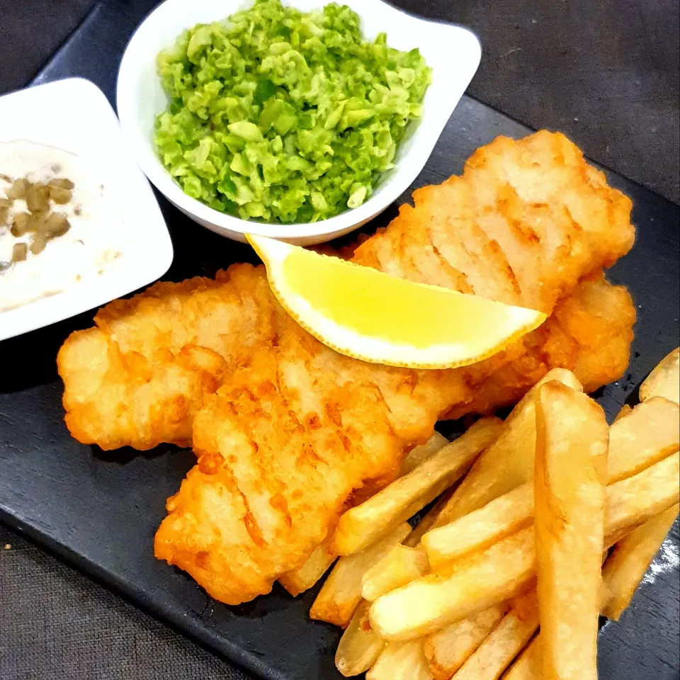 Fish and Chips with mushy peas|YCさん