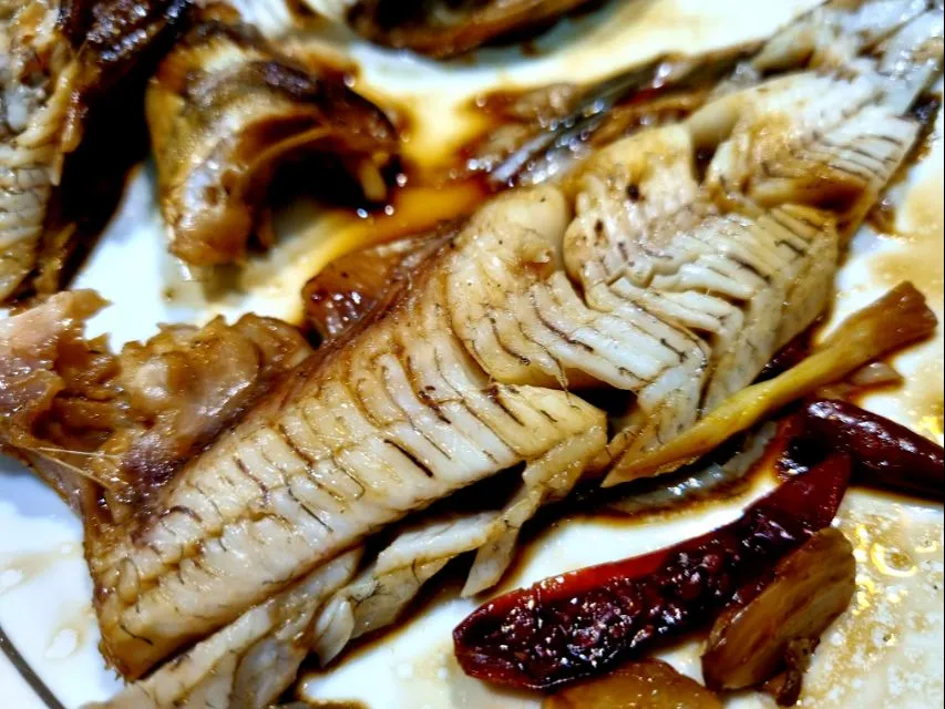 pan-seared Pacific ocean perch with soy sauce and fragrant vinegar|steven z.y.さん