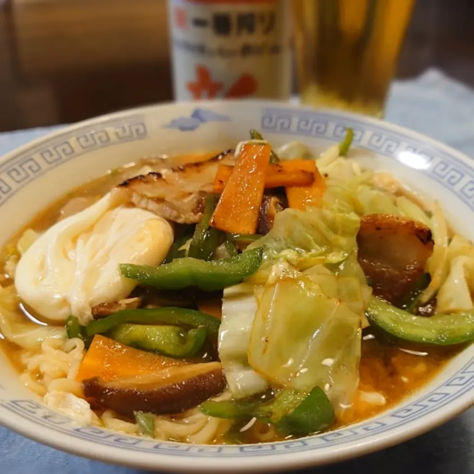 サッポロ一番味噌ラーメン(^_^)ﾉ|しーPaPaさん