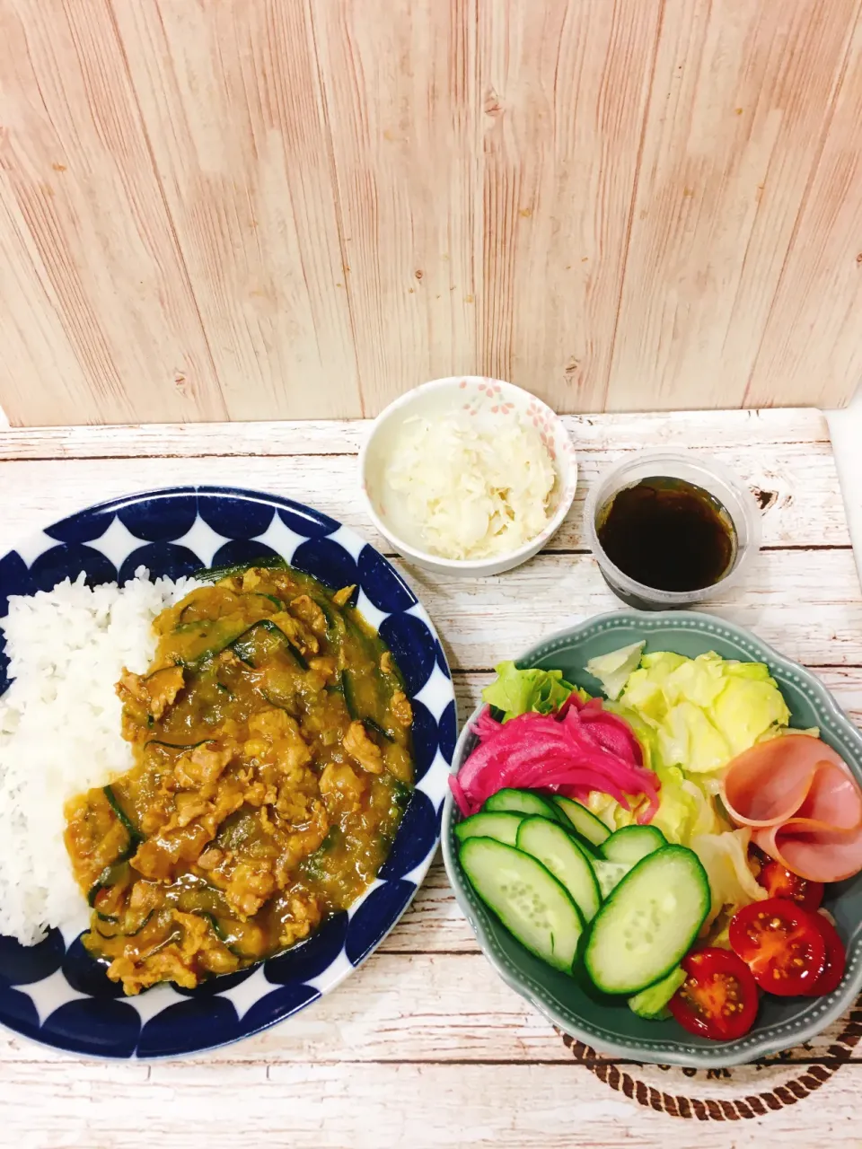 ひらひらズッキーニのキーマカレー🍛|chou  chouさん