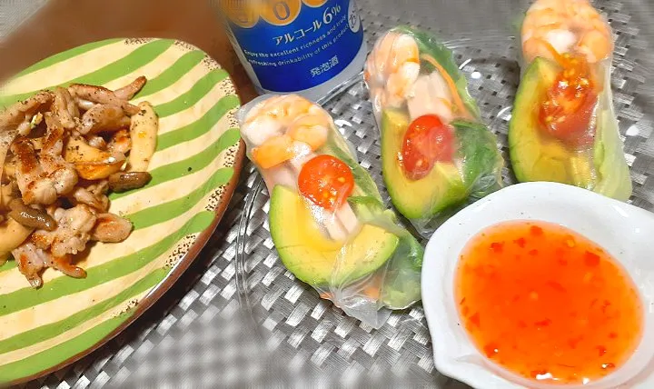 生春巻き🦐🥑
せせりの旨塩炒め|びせんさん