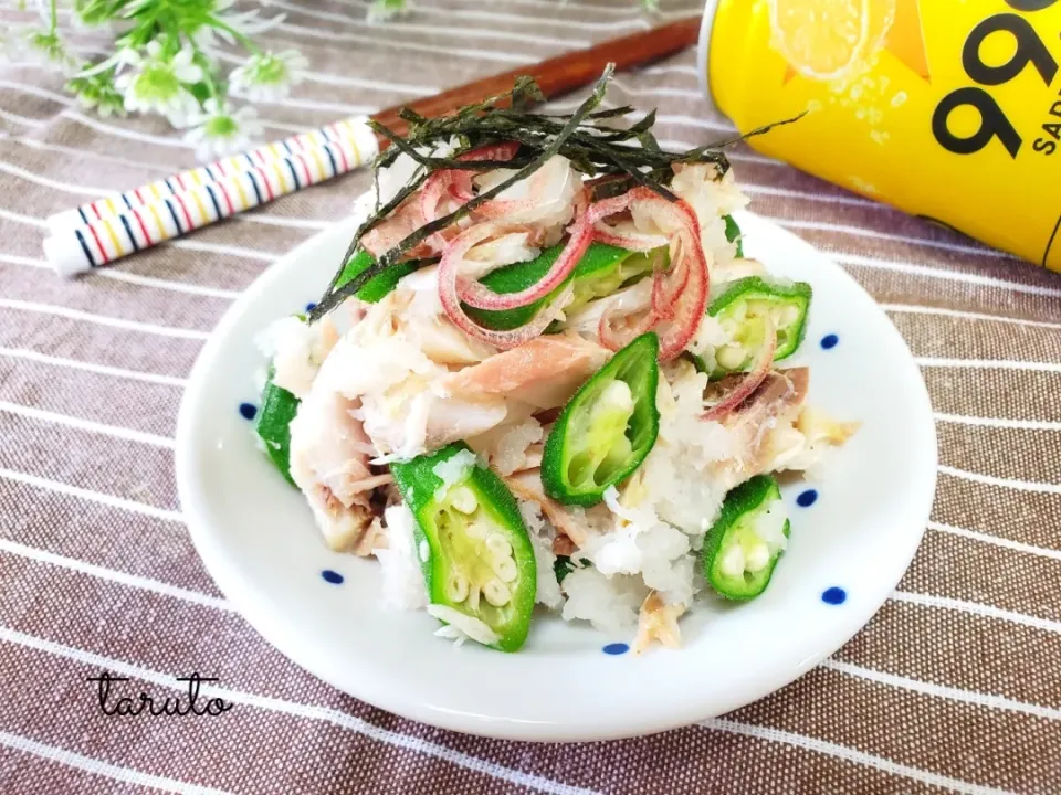 Snapdishの料理写真:まりおさん♡の料理✨
ほぐし塩さばｵｸﾗおろし和え😋🐟🍀|taruto⭐️さん