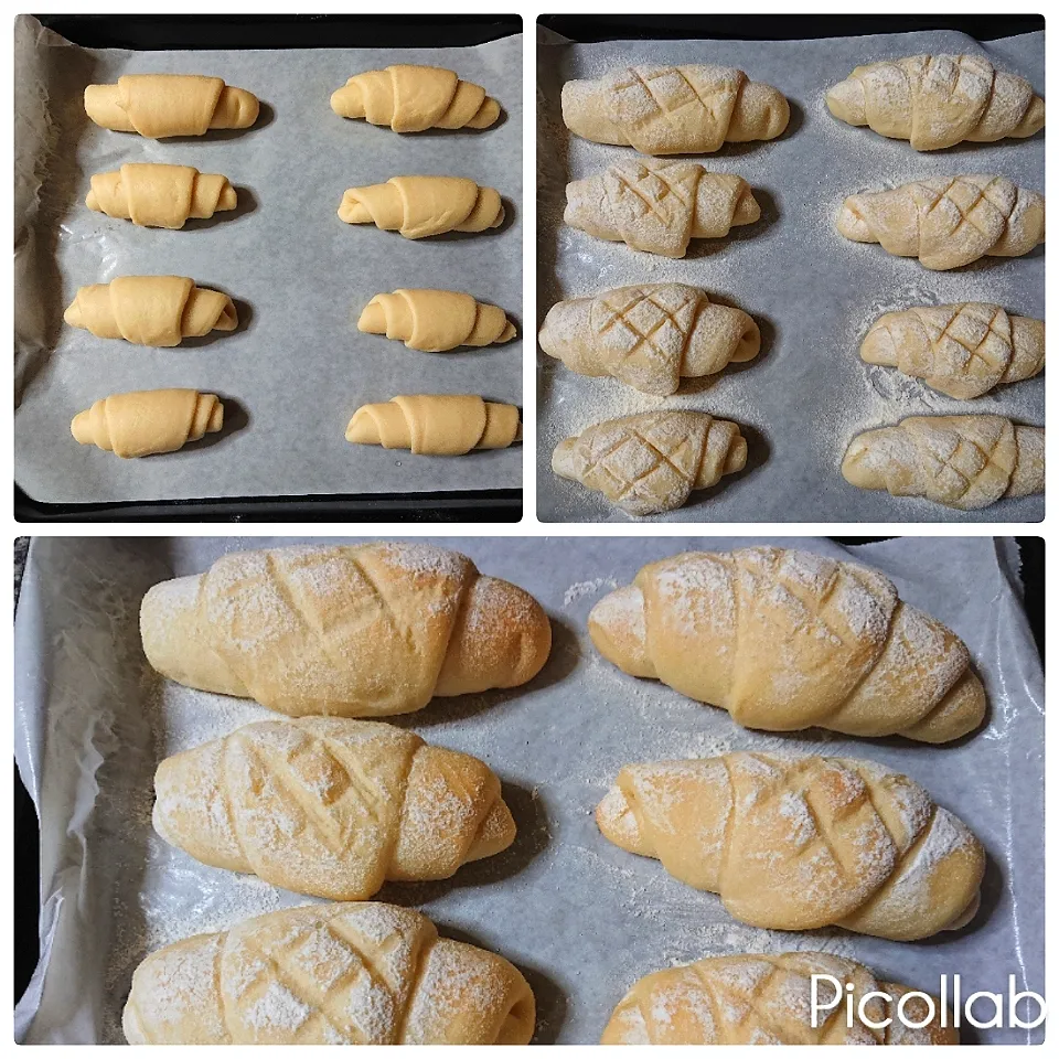 Snapdishの料理写真:ミルキーロールパン🥐
今日もかなり捏ねました😃
ふわふわ👍|no-noさん