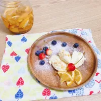 手作りオレンジシロップでチーズケーキ☆|ユーイ☆さん