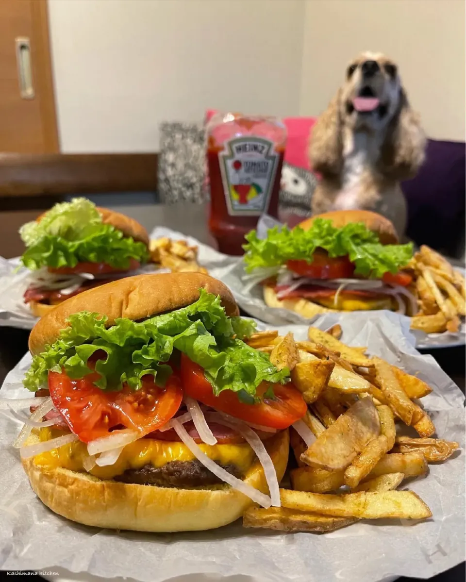 Snapdishの料理写真:🍔🍟|Kashimanakitchenさん