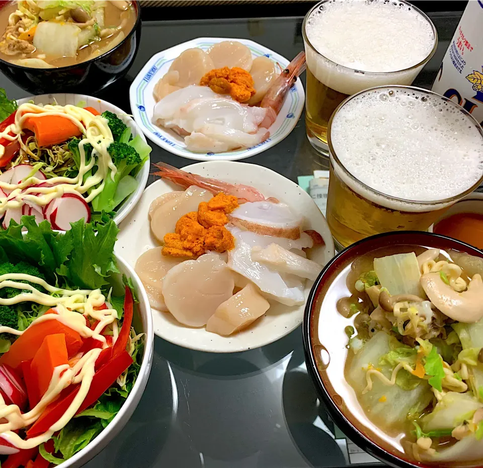 旦那と2人ご飯🍻|がおりんさん