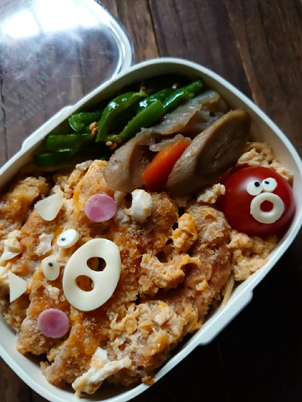 漢の…長女用🍱肉も気分もアゲアゲなカツ丼弁当|ᵏᵒᵘさん