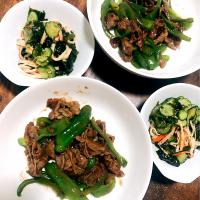 牛肉とピーマンのオイスター炒め