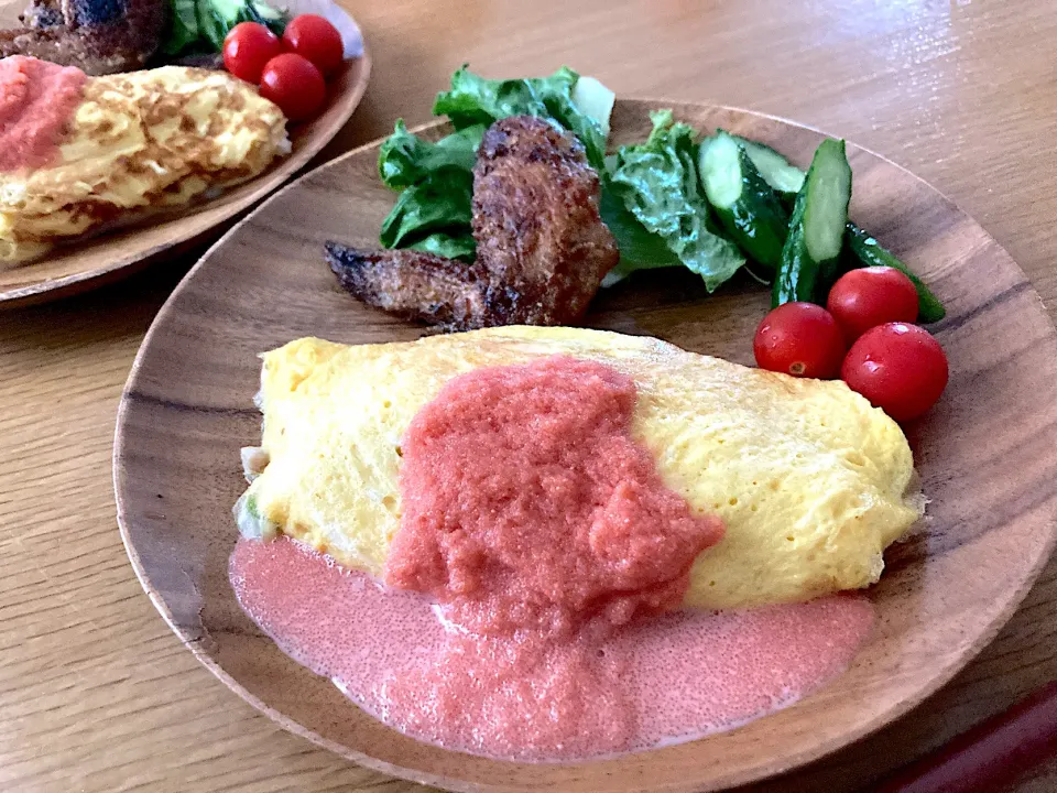 ＊たらこオムライスランチ＊|＊抹茶＊さん