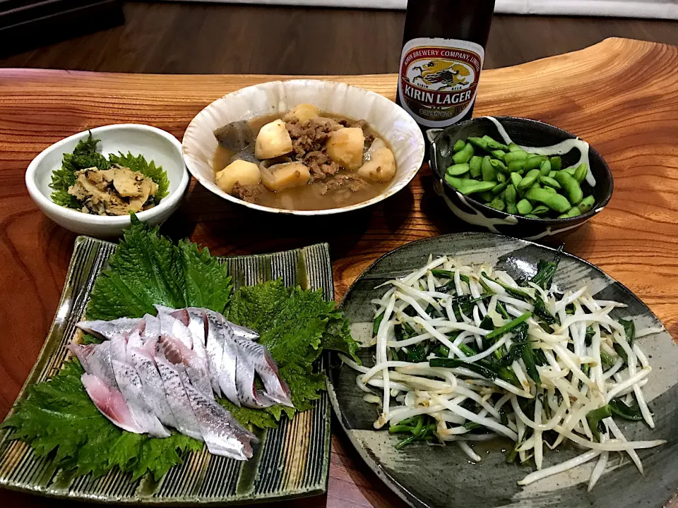 2021.6.18 鰯のお刺身🍻🍻🍻|ゆみずさん