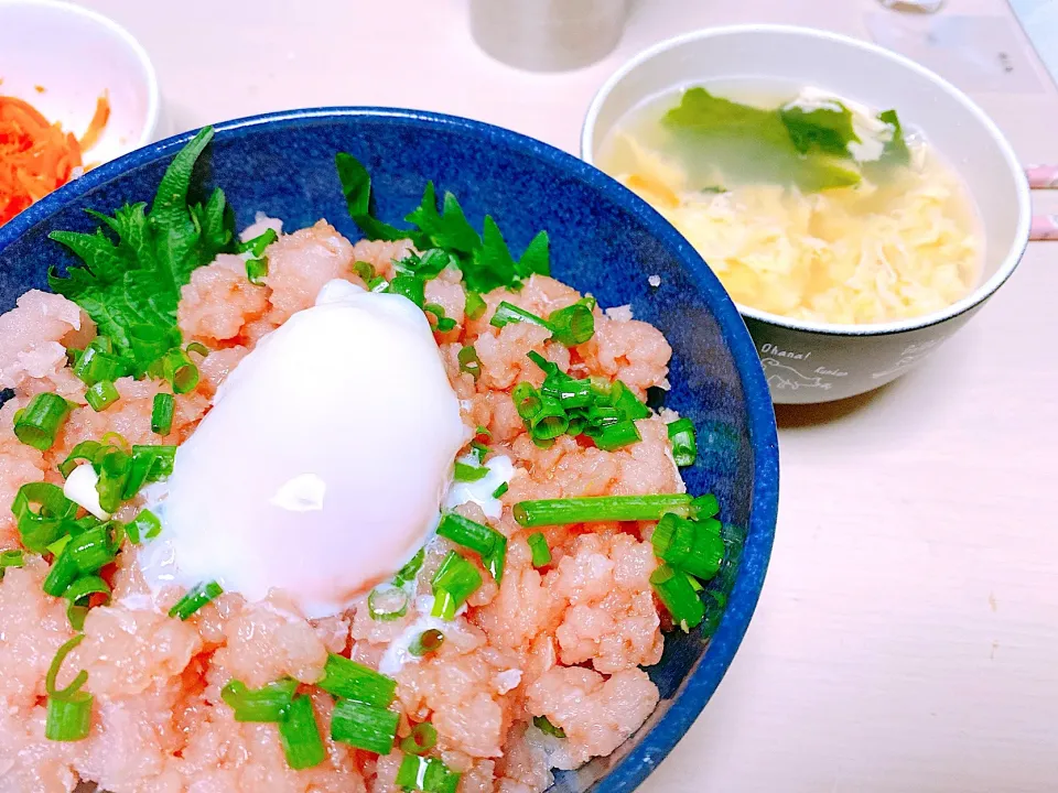 贅沢ねぎトロ丼|ゆおさん