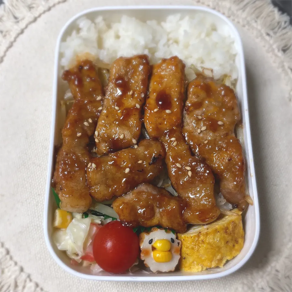 トンテキのっけ弁当|おいもさん