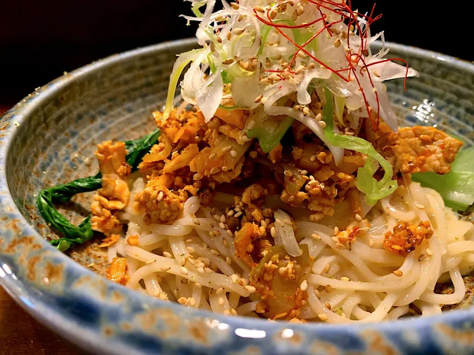 汁なし坦々まぜめん|半田手延べそうめんの店 阿波や壱兆さん