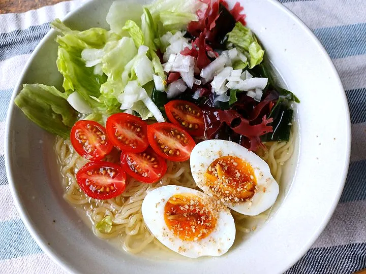 札幌発西山ラーメン冷製はまぐり出汁塩味|ぱいんてーるさん