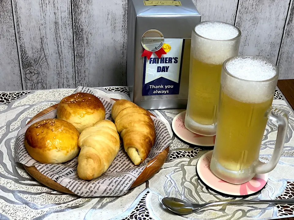 Snapdishの料理写真:父の日スイーツ🍻|riamamaさん