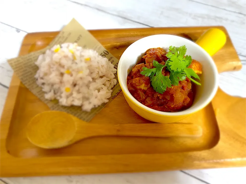 Snapdishの料理写真:チキンティッカマサラカレー|toranoさん