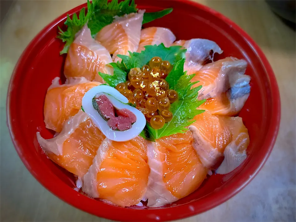 天然桜鱒丼(北海道日高産)|やまひろさん