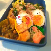 Snapdishの料理写真:旦那さん弁当|yuki***さん