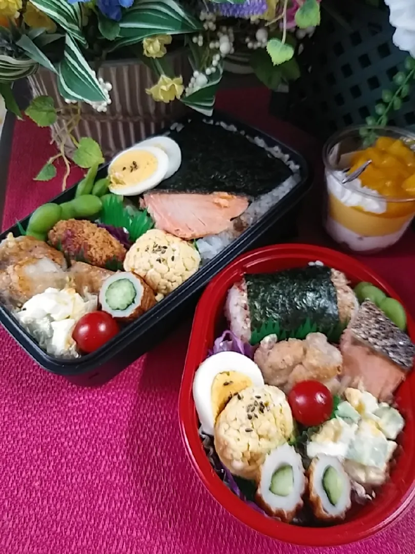 男子高校生弁当
　　&
　私弁当|MIDORIさん