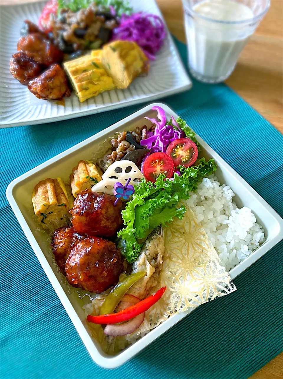 Snapdishの料理写真:今日のお弁当🌱|shakuyaku33443344さん