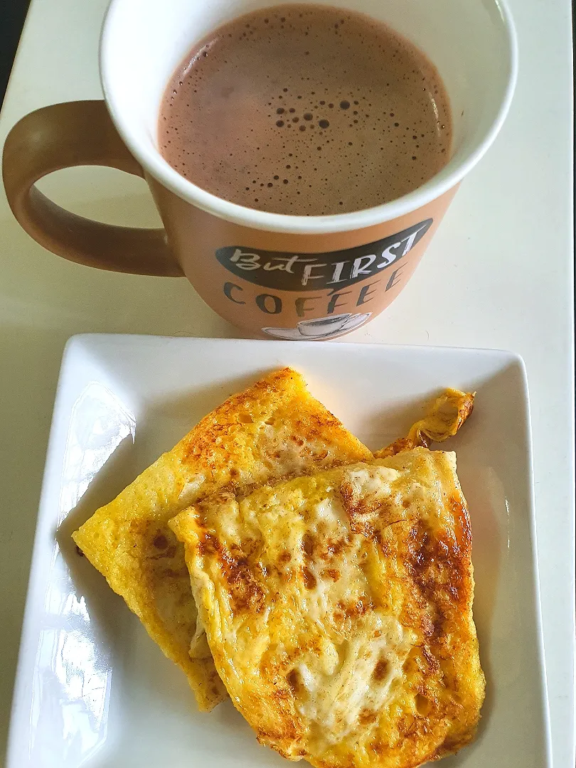 Enjoy Simple French Toast with Milo 
Start new week ~ Monday 😋💕🤤|🌷lynnlicious🌷さん