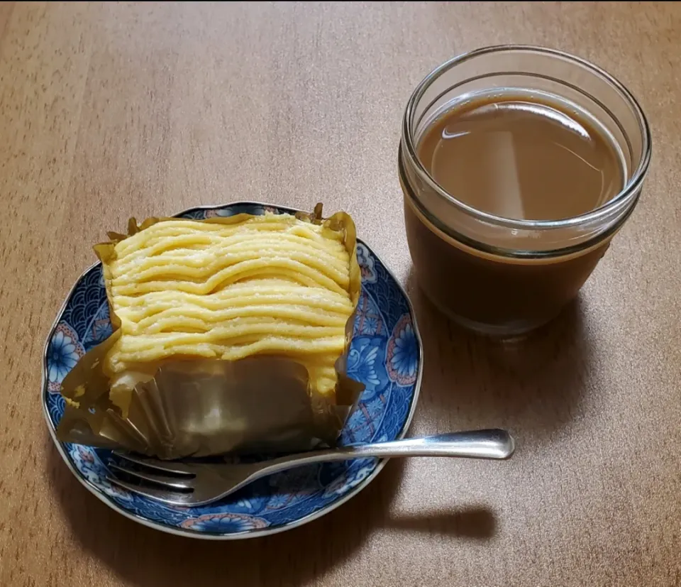 モンブランとアイスコーヒー|ナナさん