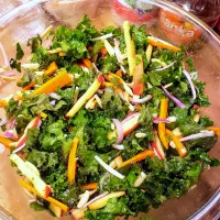 Snapdishの料理写真:Kale Apple Salad 🥗😍🍎🥕🧅🥬
Lemon 🍋 Vinaigrette 😋|Mariafit4life🇺🇲🪶🦅さん